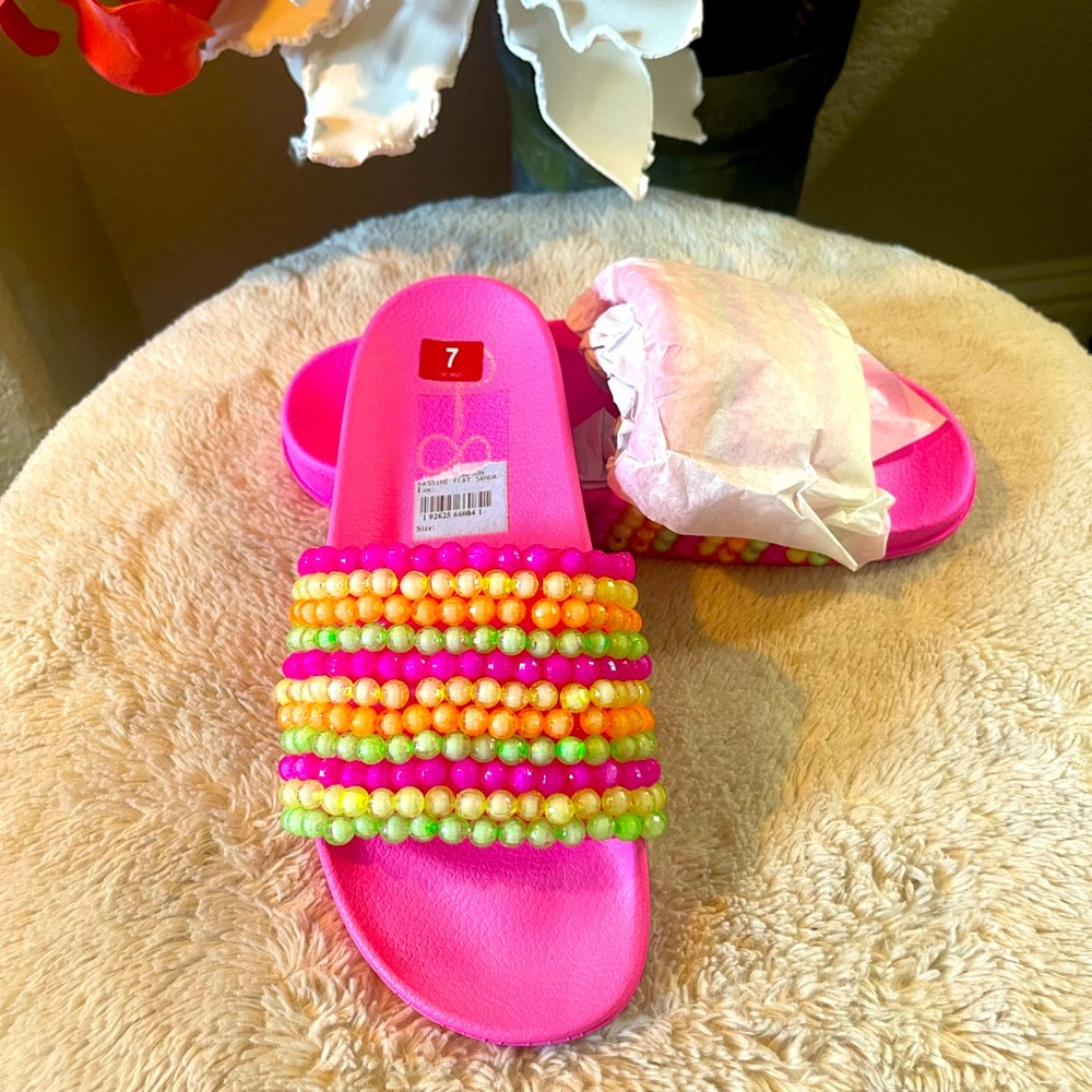 Bright Pink Sandals by Jessica Simpson